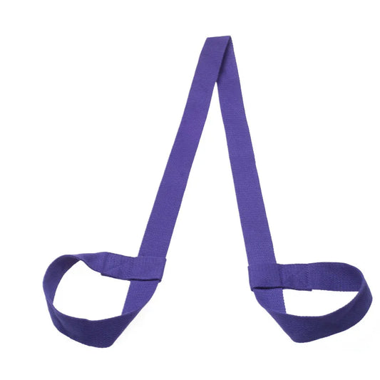 Fitness Adjustable D-Ring Buckle Cotton Yoga Mat Strap